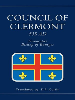cover image of Council of Clermont 535 AD